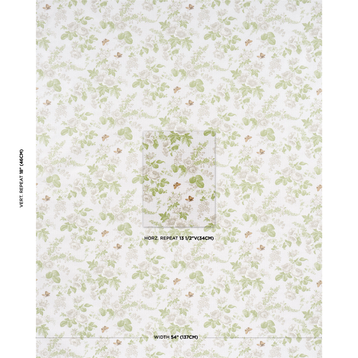 Purchase 182081 | Sibyl Chintz, Neutral - Schumacher Fabric