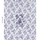 Purchase 182082 | Sibyl Chintz, Blue - Schumacher Fabric