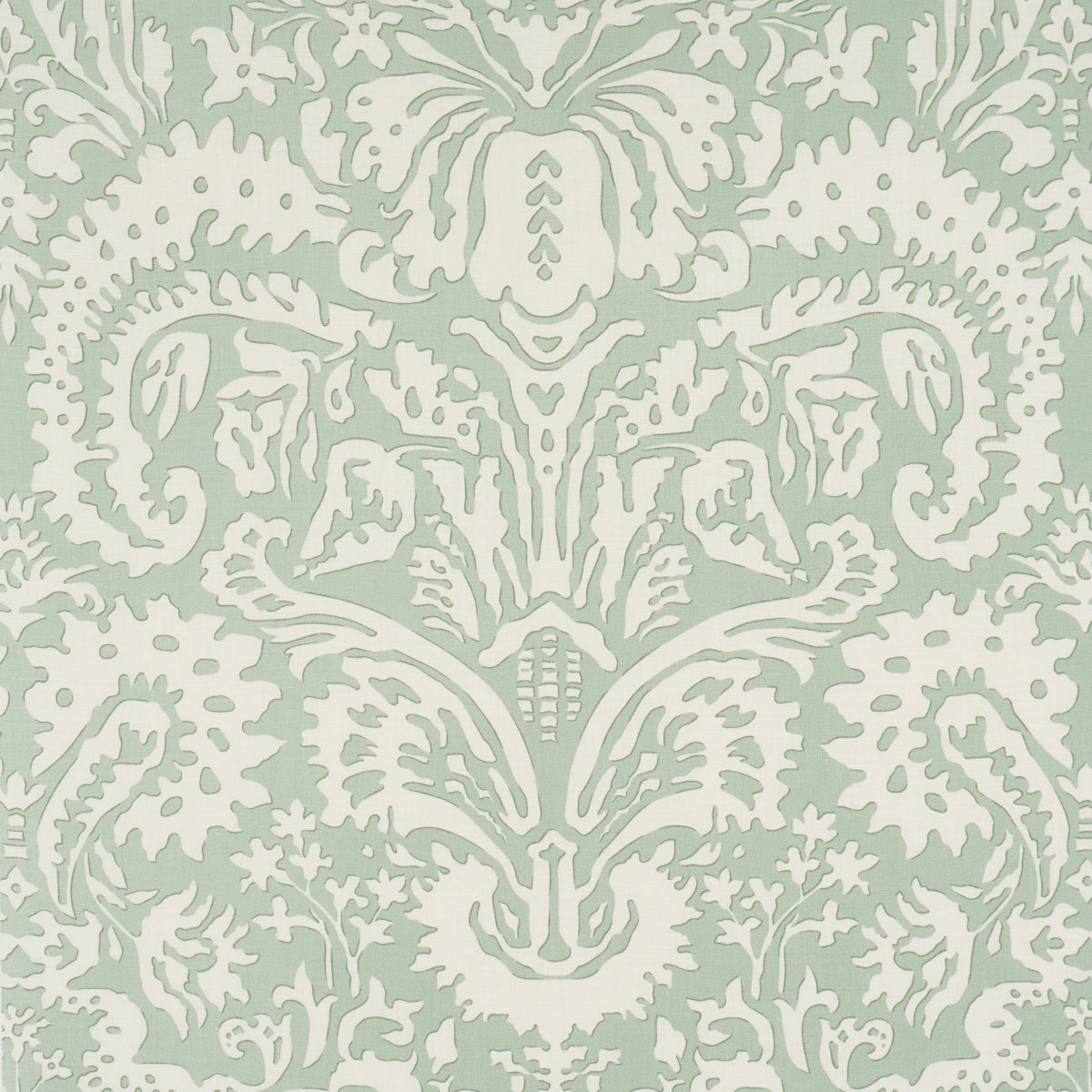 Purchase 182123 | Suffolk Damask, Celadon - Schumacher Fabric