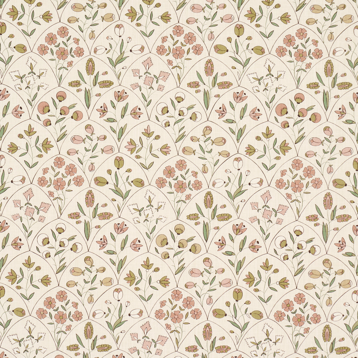 Purchase 182162 | Frances Floral Indoor/Outdoor, Petal - Schumacher Fabric