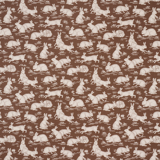 Purchase 182241 | Cottontails, Chestnut - Schumacher Fabric