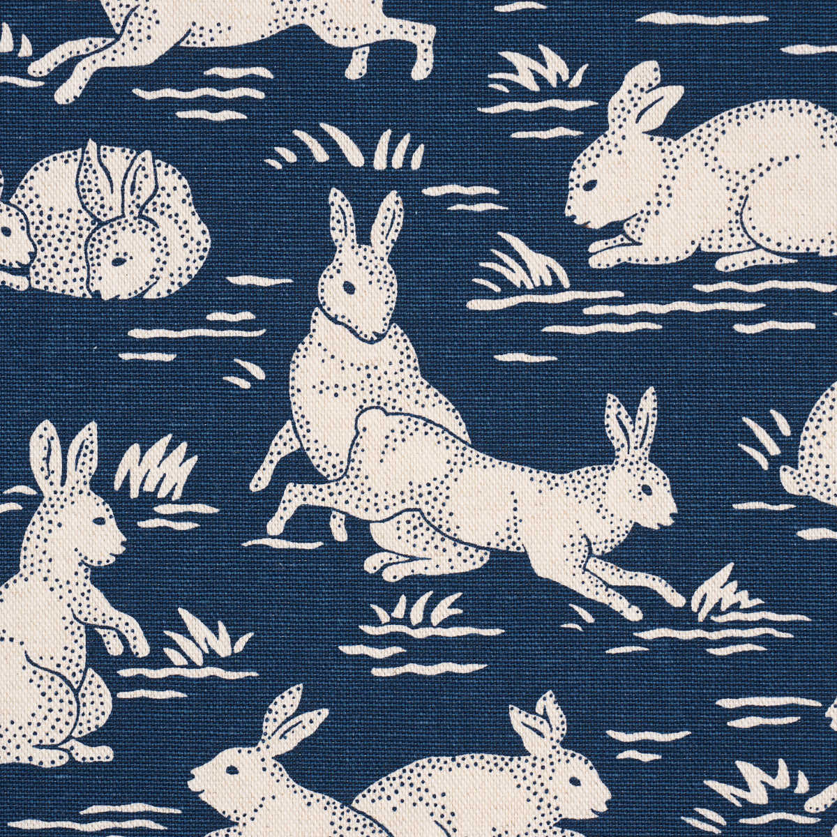 Purchase 182242 | Cottontails, Indigo - Schumacher Fabric