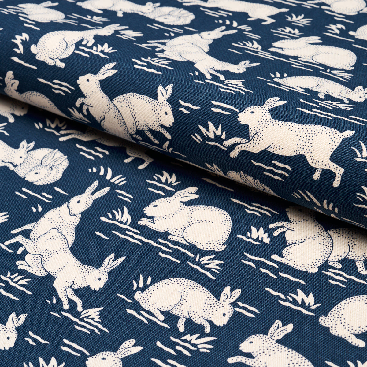 Purchase 182242 | Cottontails, Indigo - Schumacher Fabric