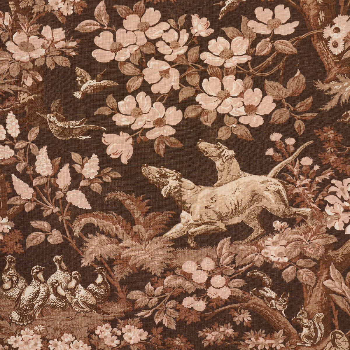 Purchase 182260 | Hound Meadow, Sepia - Schumacher Fabric