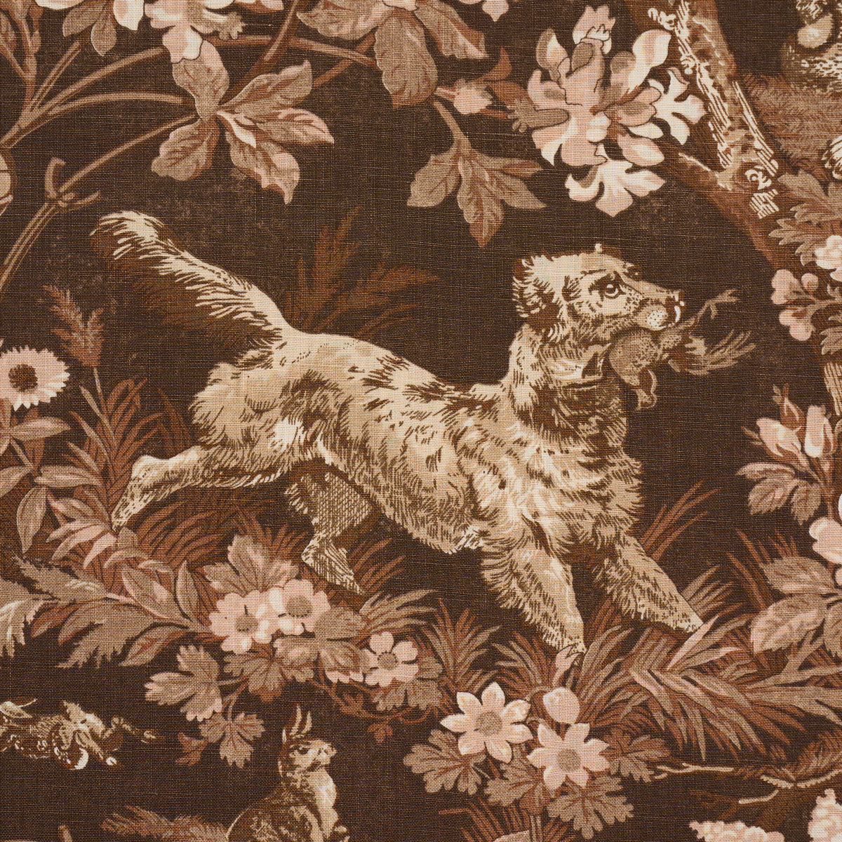 Purchase 182260 | Hound Meadow, Sepia - Schumacher Fabric