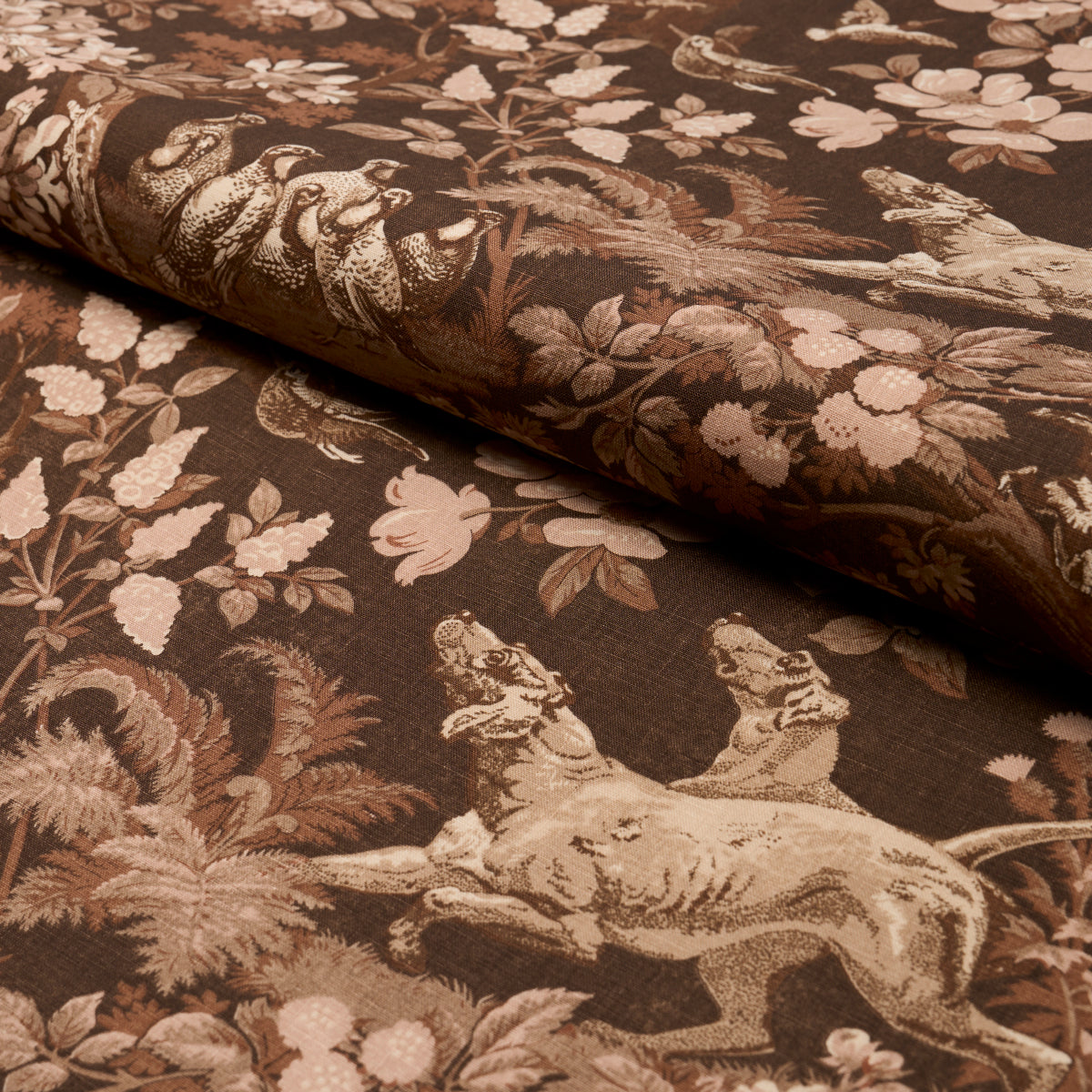 Purchase 182260 | Hound Meadow, Sepia - Schumacher Fabric