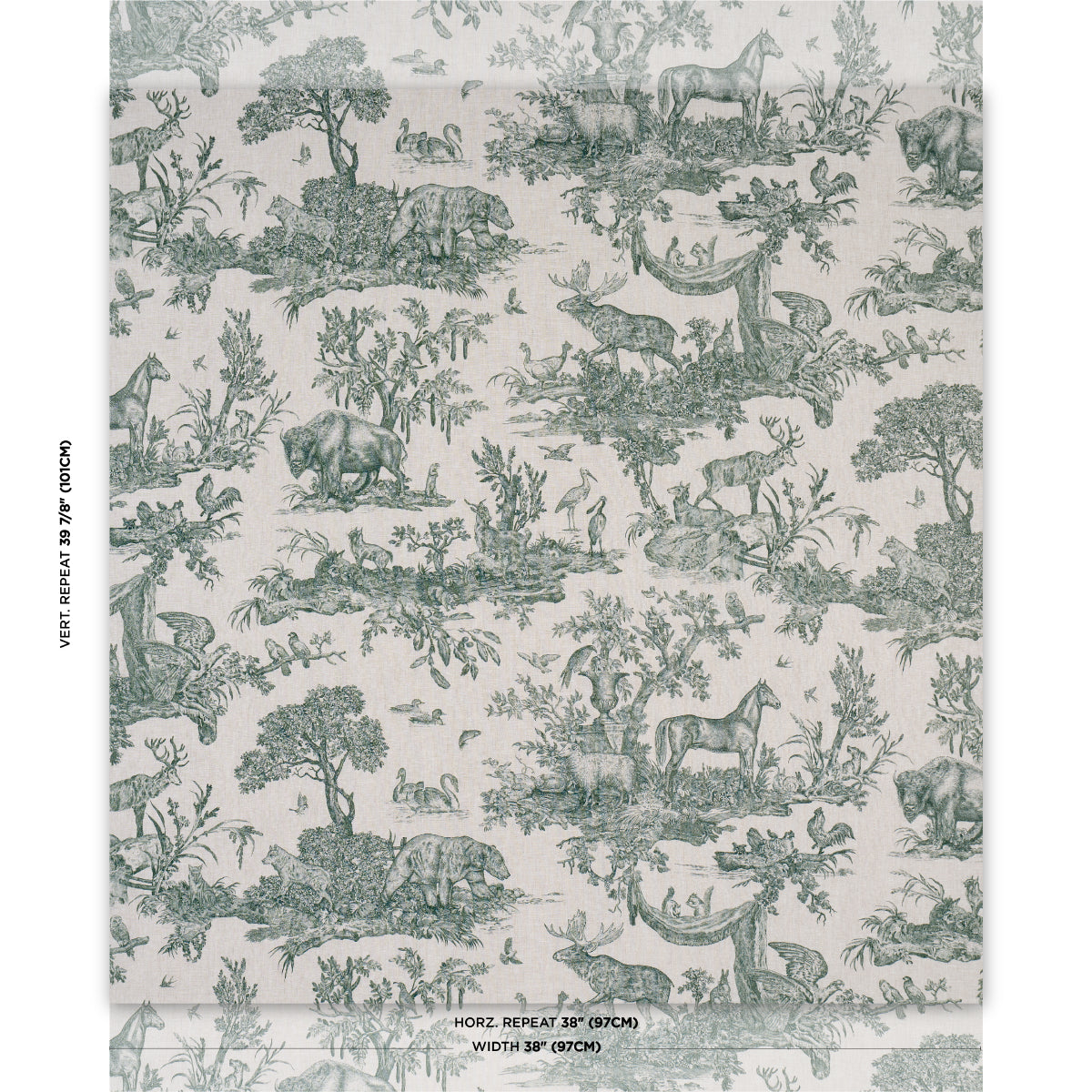 Purchase 182272 | Western Toile, Forest - Schumacher Fabric