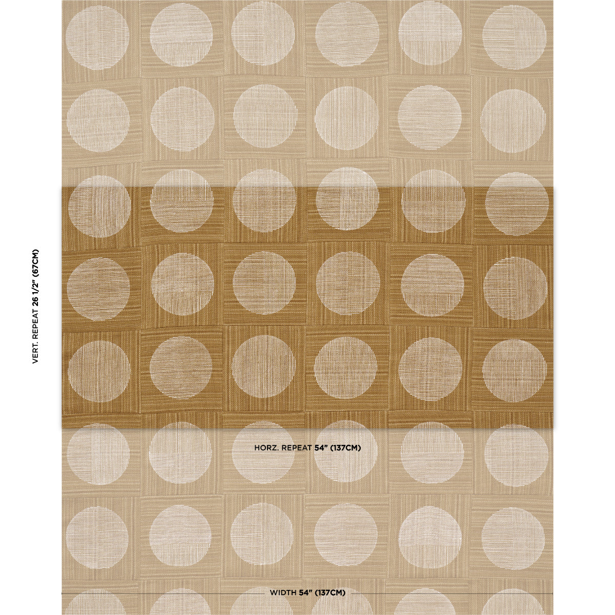 Purchase 182300 | Una Hand Block Print, Ochre - Schumacher Fabric