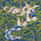 Purchase 182341 | Margaret Schloeman'S Fox Chase, Navy & Green - Schumacher Fabric