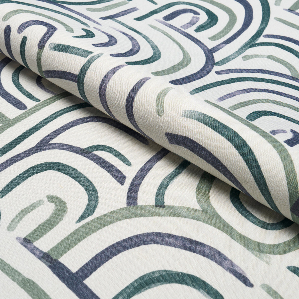 Purchase 182361 | New Beat, Blue & Green - Schumacher Fabric