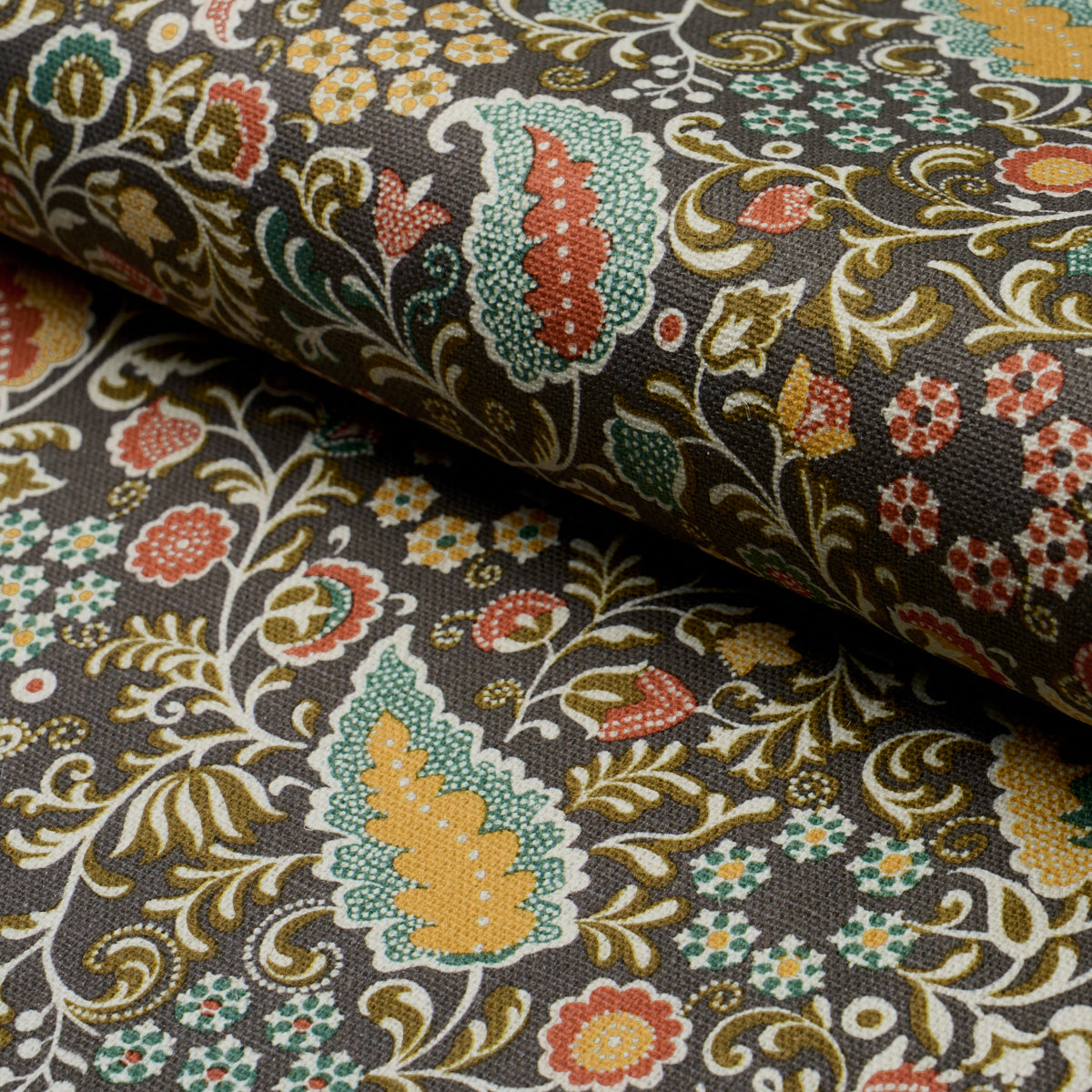 Purchase 182430 | Peggy Paisley, Graphite - Schumacher Fabric