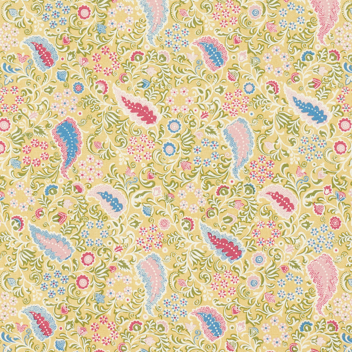 Purchase 182431 | Peggy Paisley, Lemonade - Schumacher Fabric