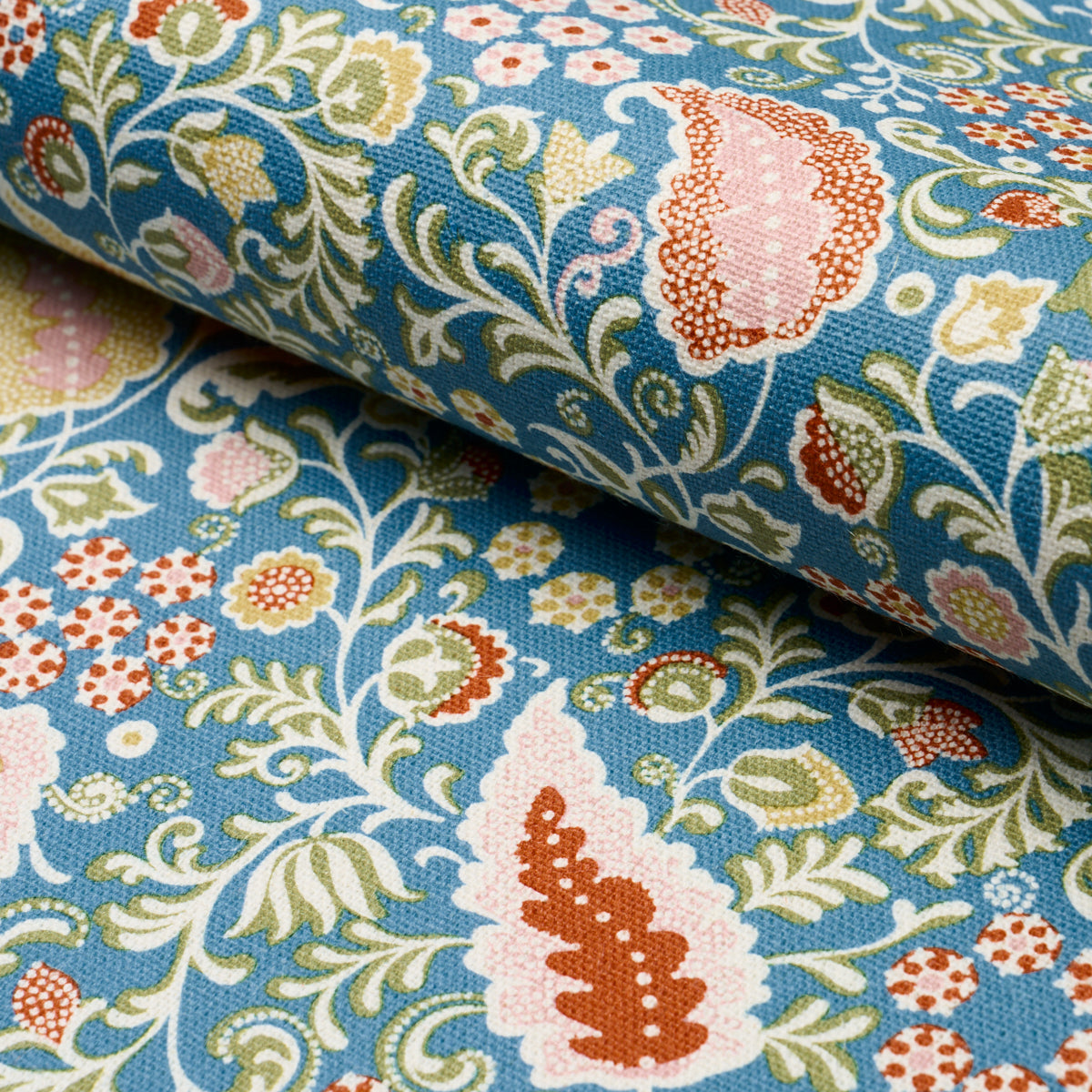 Purchase 182432 | Peggy Paisley, Azure - Schumacher Fabric