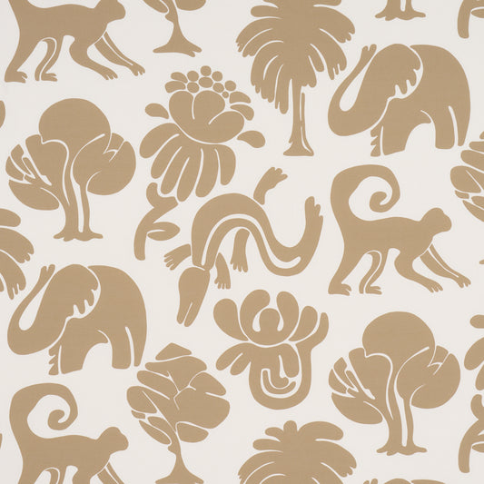 Purchase 182491 | Call Of The Jungle, Neutral - Schumacher Fabric