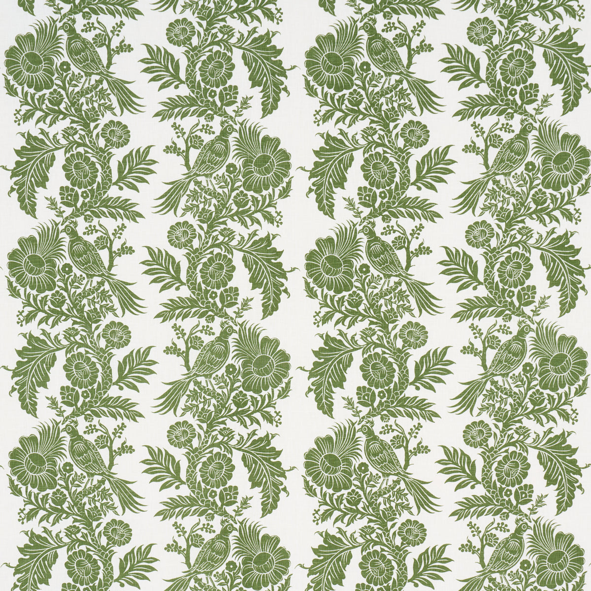 Purchase 182530 | Raven Woods, Green - Schumacher Fabric