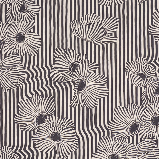 Purchase 182542 | Chaney Floral, Carbon - Schumacher Fabric