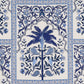 Purchase 182571 | Amazonas Mystique, Tropical Shades Of Blue - Schumacher Fabric