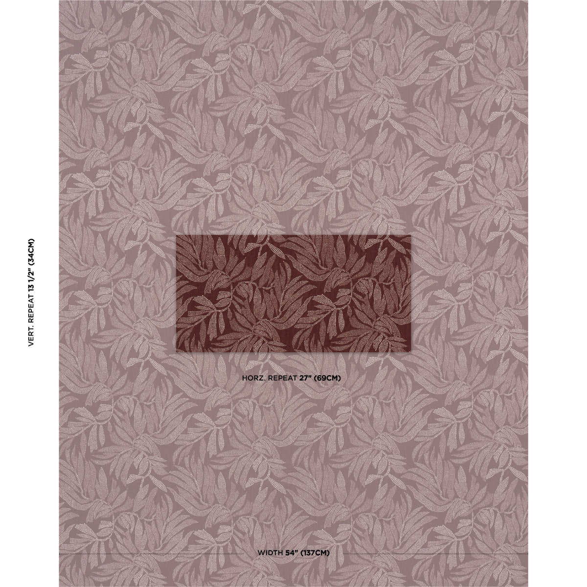 Purchase 182590 | Tayrona Palm Mosaic, Cayenne Latte - Schumacher Fabric