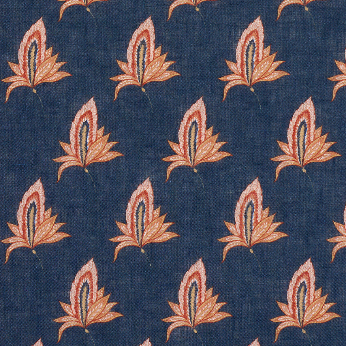 Purchase 182600 | Bangalore Imagination, Bleu - Schumacher Fabric