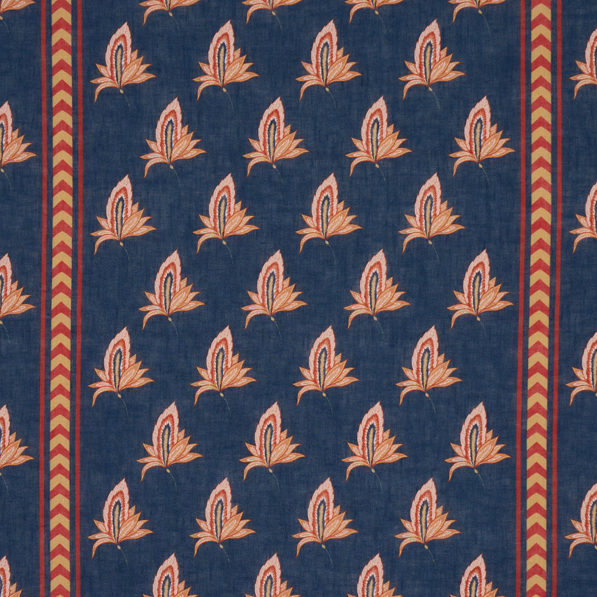 Purchase 182600 | Bangalore Imagination, Bleu - Schumacher Fabric