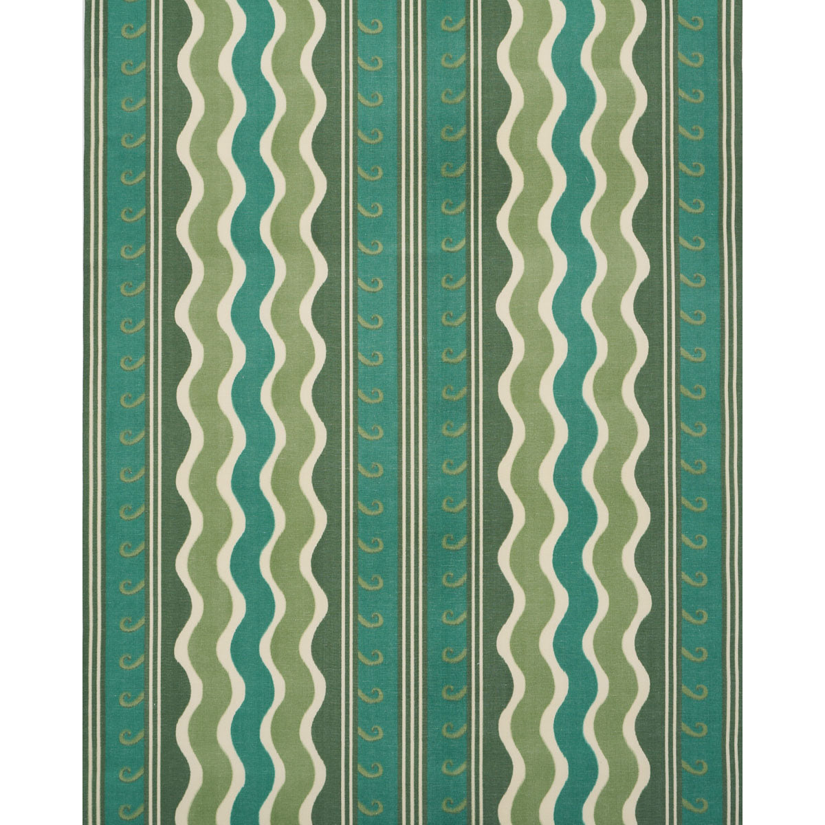 Purchase 182630 | Roman Reverie, Teal & Leaf - Schumacher Fabric