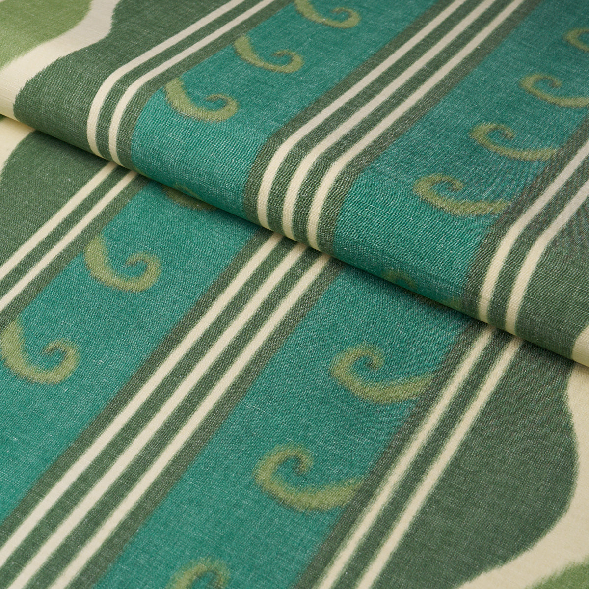 Purchase 182630 | Roman Reverie, Teal & Leaf - Schumacher Fabric