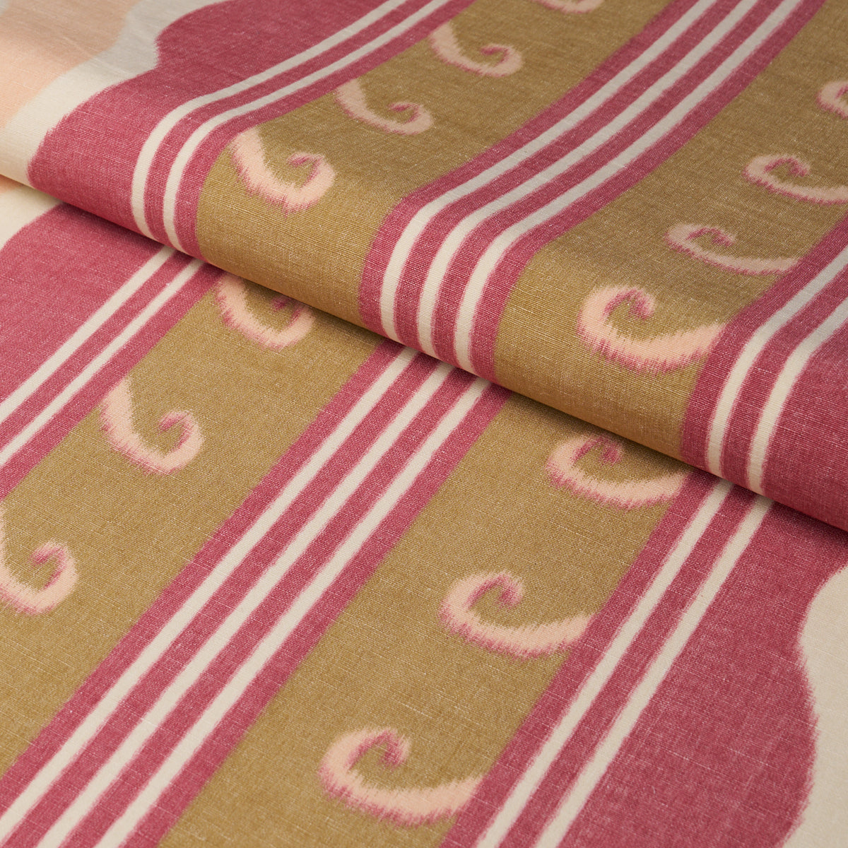 Purchase 182631 | Roman Reverie, Gold & Rose - Schumacher Fabric