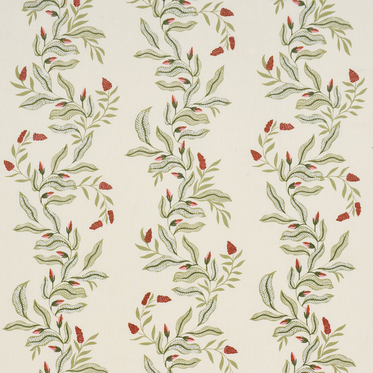 Purchase 182642 | Vagary Vines, Watermelon - Schumacher Fabric
