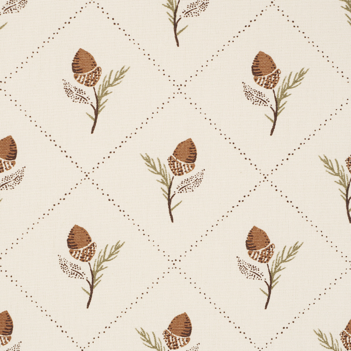 Purchase 182670 | Holden Hand Print, Cream - Schumacher Fabric
