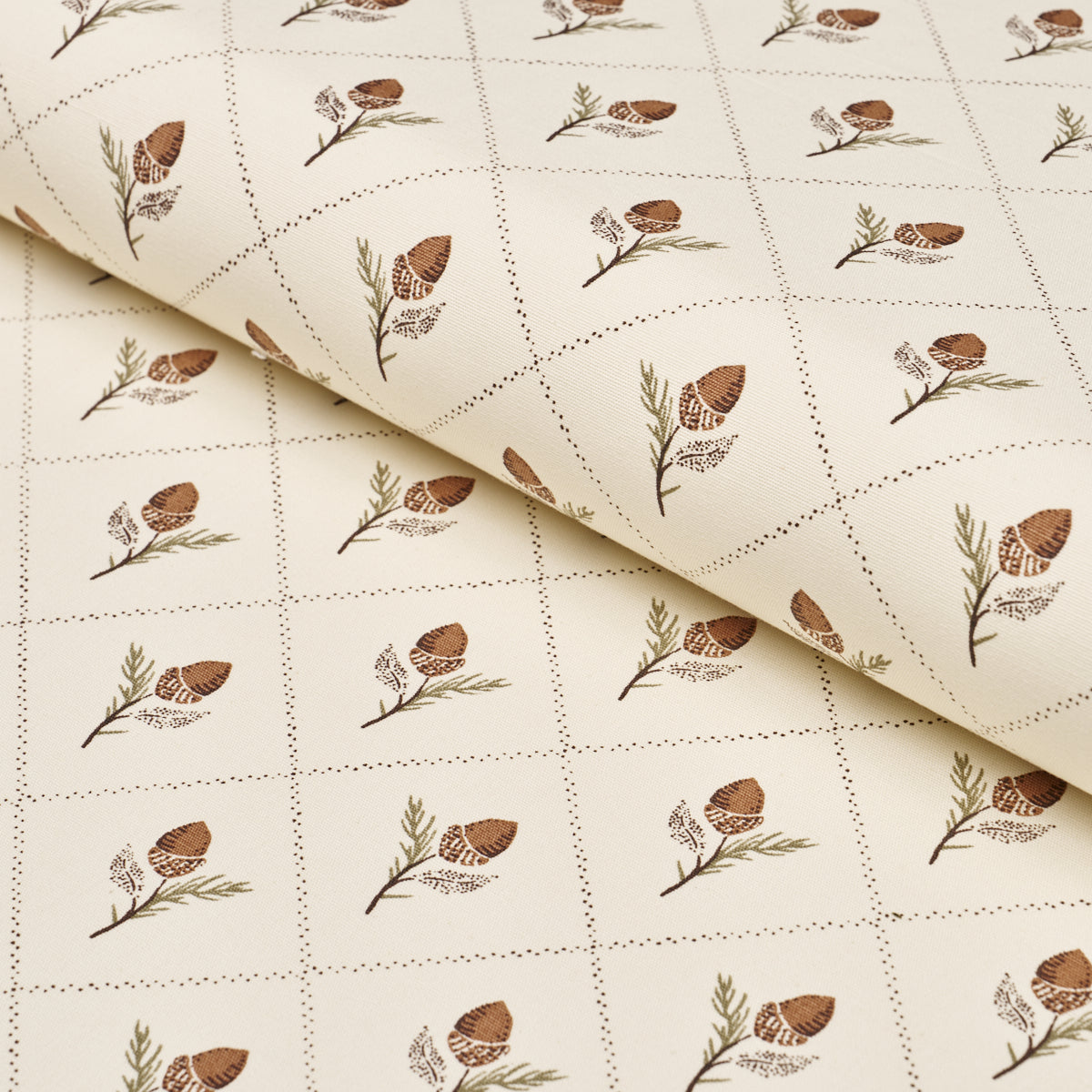 Purchase 182670 | Holden Hand Print, Cream - Schumacher Fabric