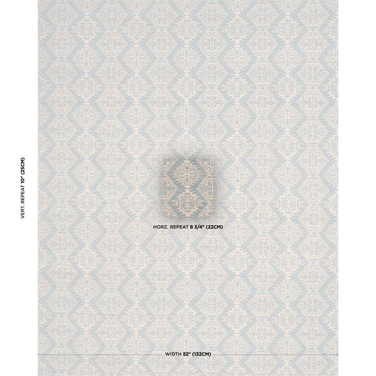 Purchase 182701 | Berkeley Hand Printed Silk, Cornflower - Schumacher Fabric