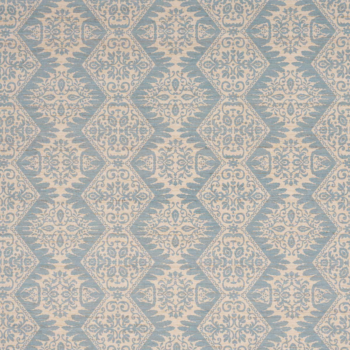 Purchase 182701 | Berkeley Hand Printed Silk, Cornflower - Schumacher Fabric