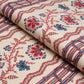 Purchase 182710 | Parvati Floral Stripe, Vermilion - Schumacher Fabric