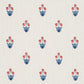 Purchase 182722 | Moira Hand Print, Blue & Red - Schumacher Fabric