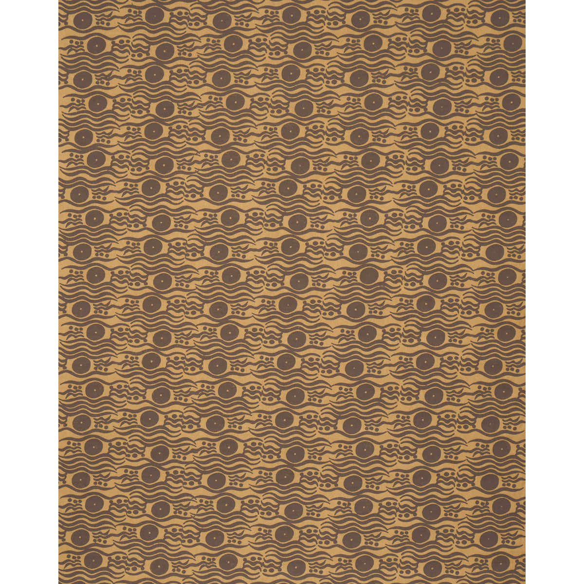 Purchase 182740 | Bosphorus Hand Block, Ochre & Brown - Schumacher Fabric