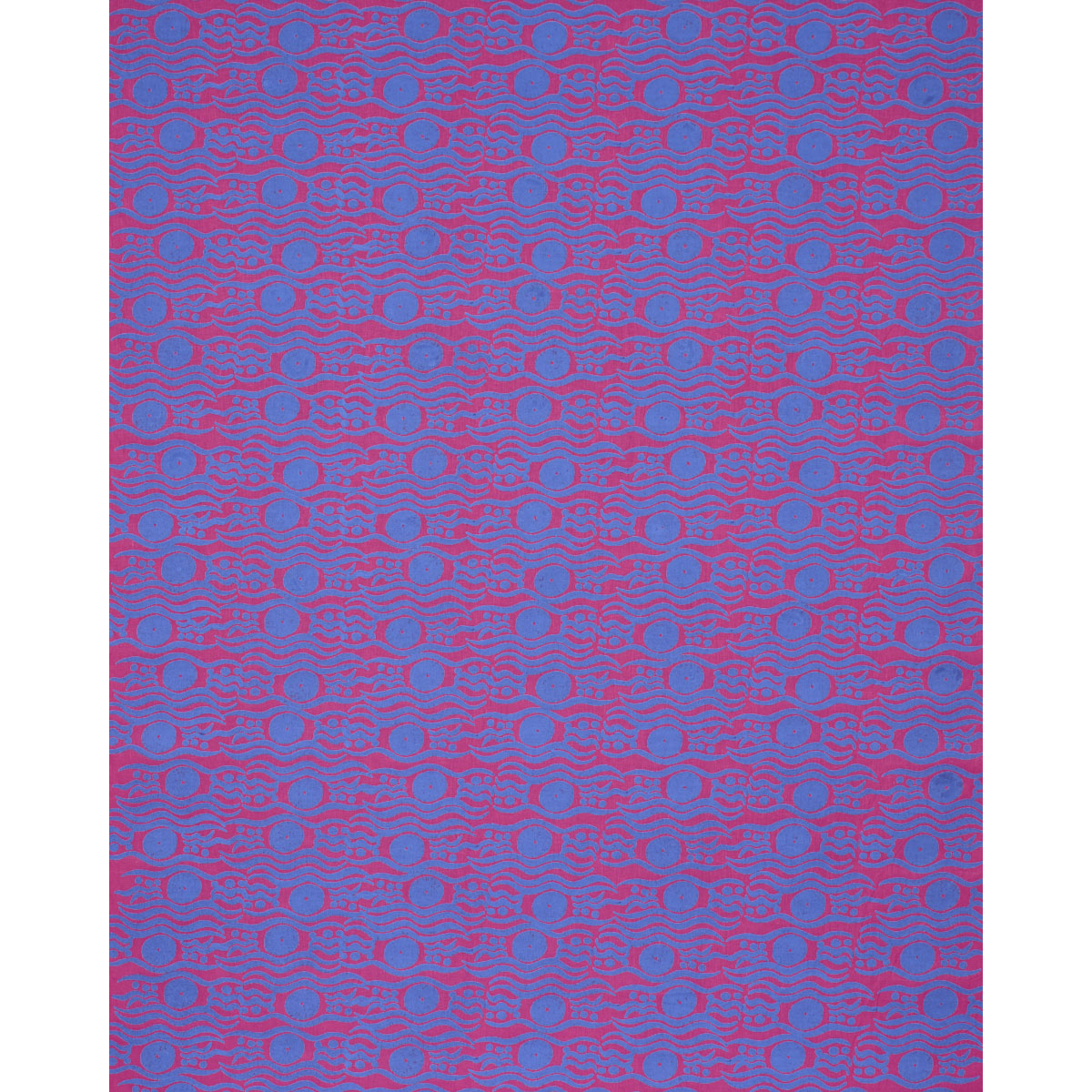 Purchase 182741 | Bosphorus Hand Block, Fuchsia & Blue - Schumacher Fabric