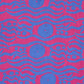 Purchase 182741 | Bosphorus Hand Block, Fuchsia & Blue - Schumacher Fabric