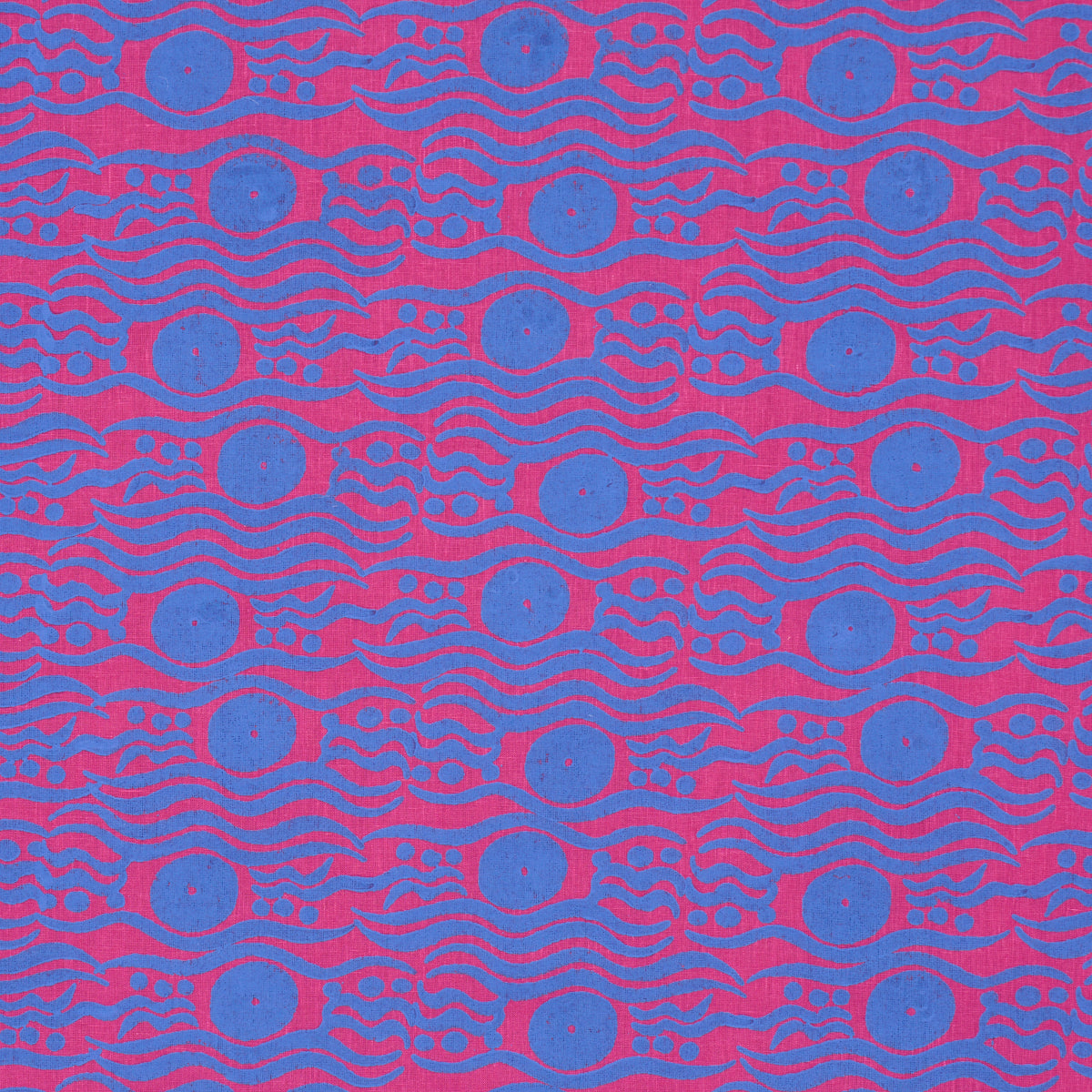 Purchase 182741 | Bosphorus Hand Block, Fuchsia & Blue - Schumacher Fabric