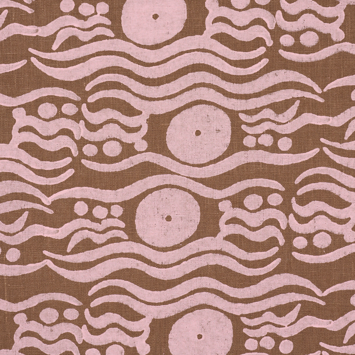Purchase 182742 | Bosphorus Hand Block, Brown & Pink - Schumacher Fabric