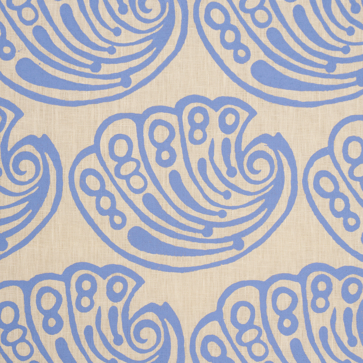Purchase 182750 | Ramsgate Hand Block, French Blue - Schumacher Fabric