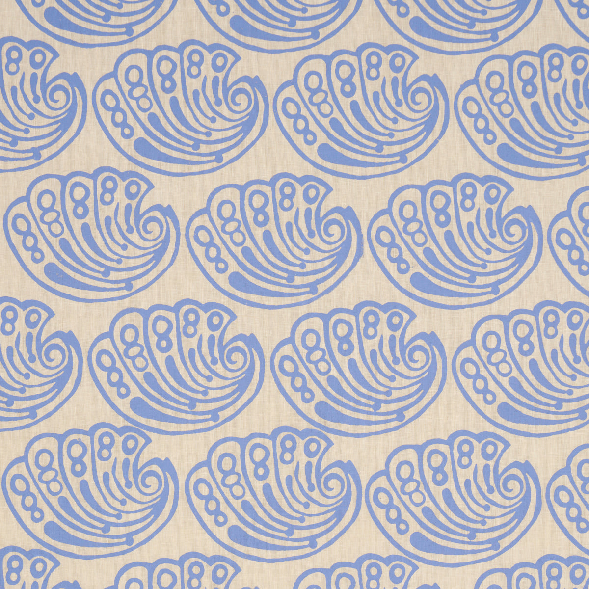 Purchase 182750 | Ramsgate Hand Block, French Blue - Schumacher Fabric