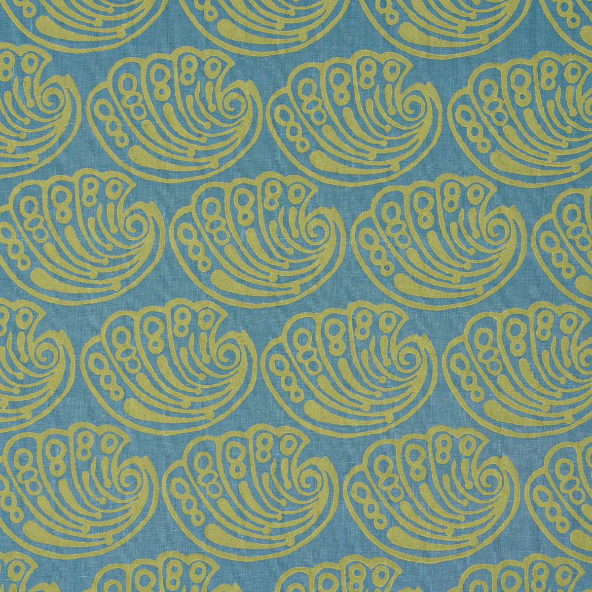 Purchase 182751 | Ramsgate Hand Block, Seaweed - Schumacher Fabric