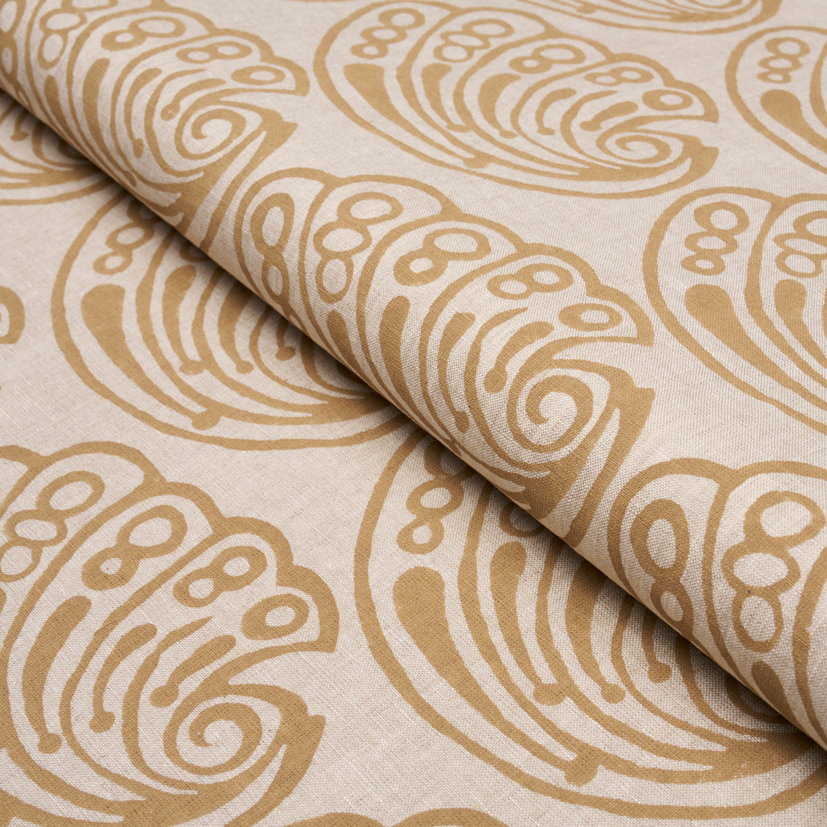Purchase 182752 | Ramsgate Hand Block, Sand - Schumacher Fabric