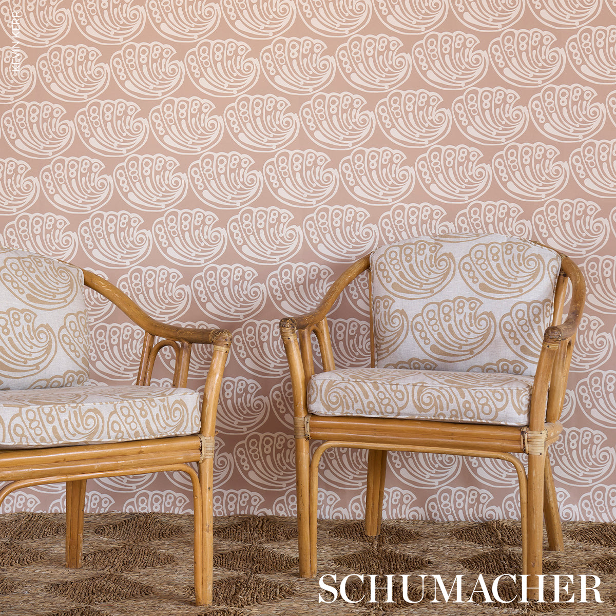 Purchase 182752 | Ramsgate Hand Block, Sand - Schumacher Fabric
