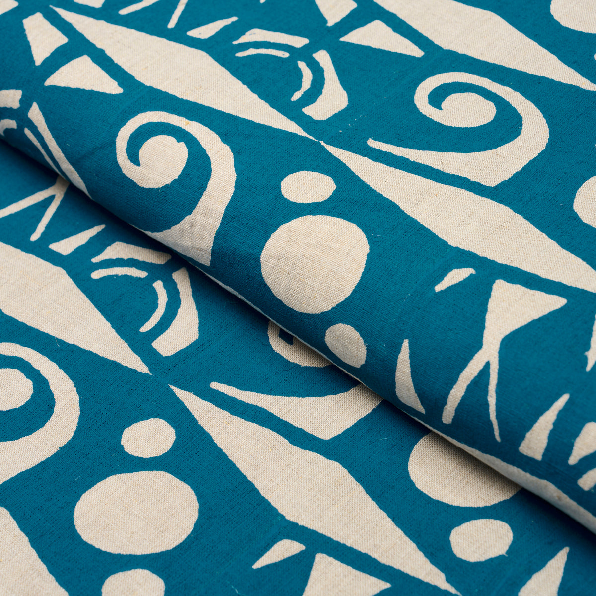 Purchase 182761 | Tarot Hand Block, Mineral Blue - Schumacher Fabric