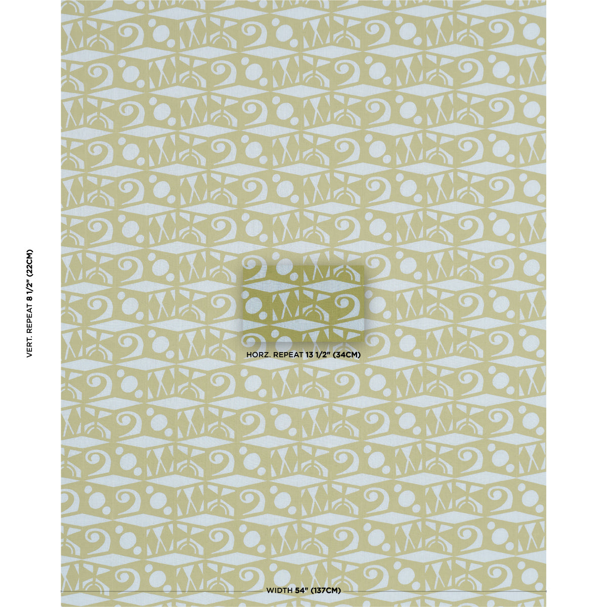 Purchase 182762 | Tarot Hand Block, Sky & Green - Schumacher Fabric