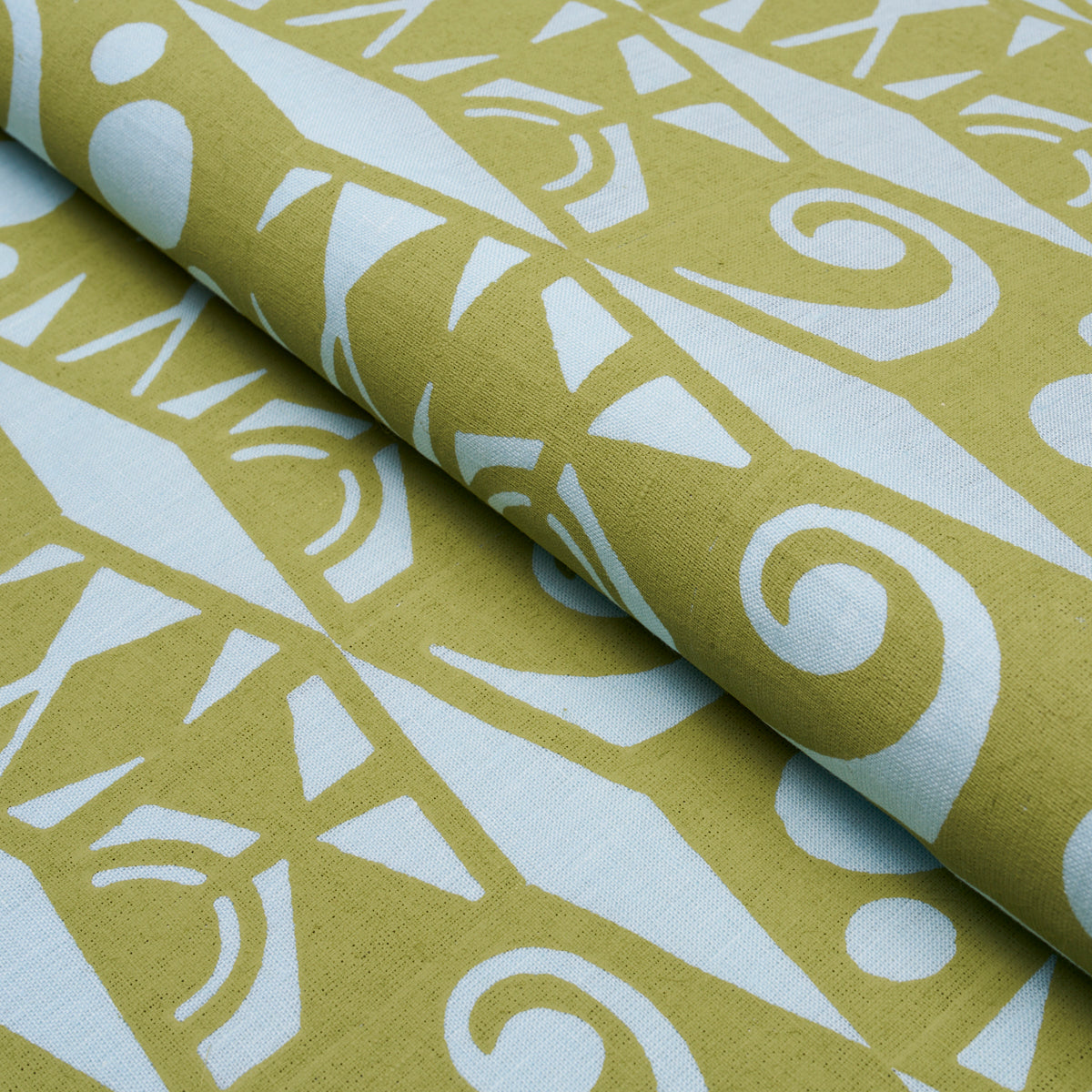 Purchase 182762 | Tarot Hand Block, Sky & Green - Schumacher Fabric