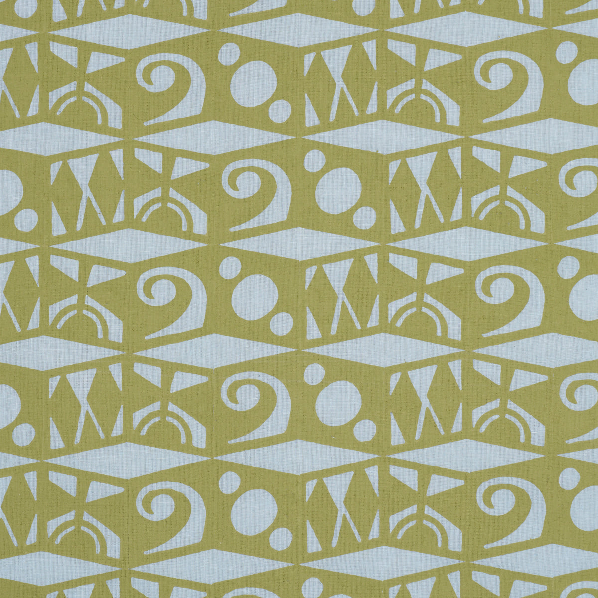 Purchase 182762 | Tarot Hand Block, Sky & Green - Schumacher Fabric