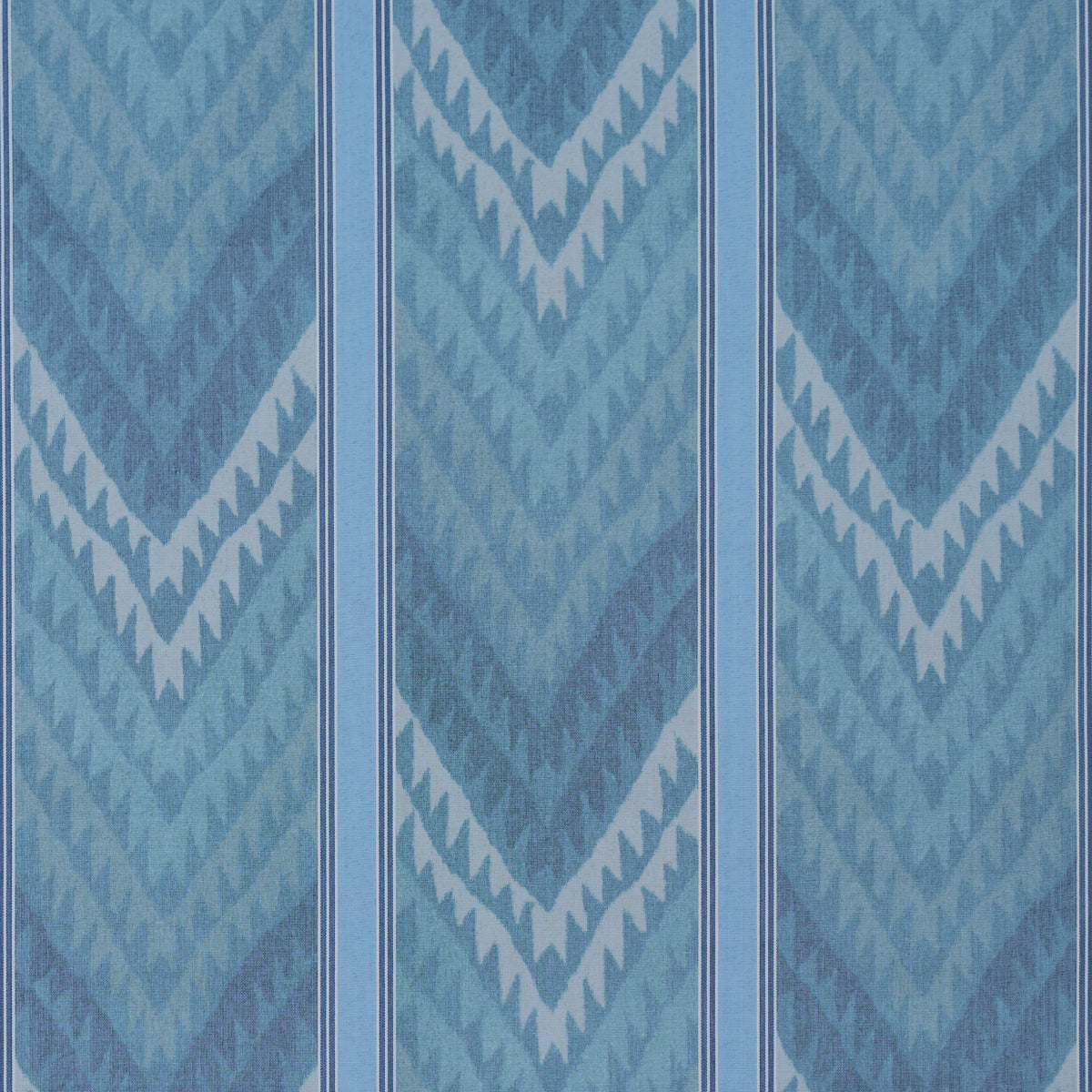 Purchase 182771 | Shabba Warp Print, Blues - Schumacher Fabric