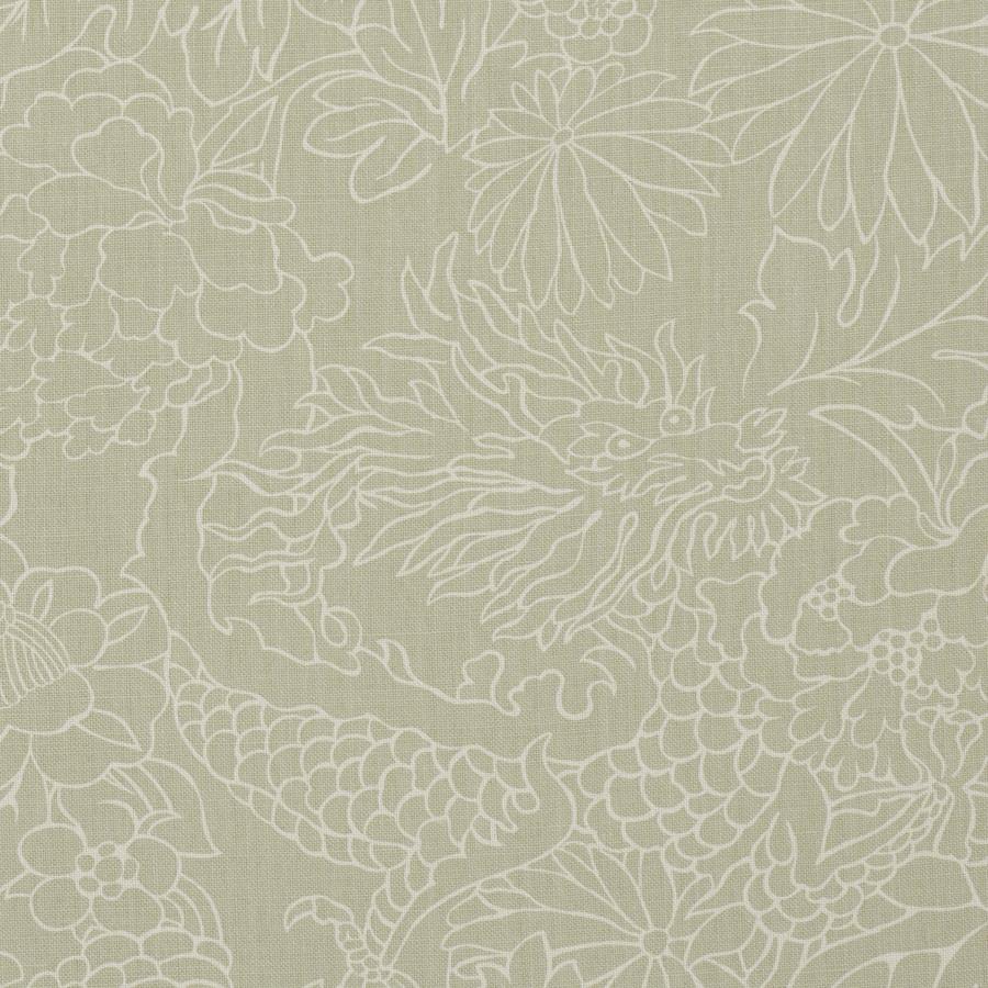 Purchase 182780 | Chiang Mai Dragon Silhouette, Almond Dust - Schumacher Fabric
